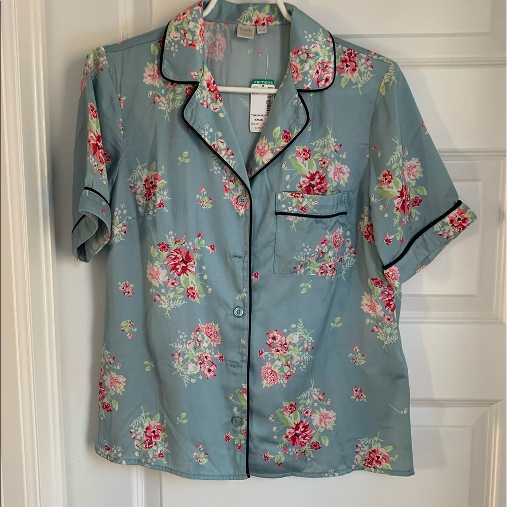 Pyjama style blouse